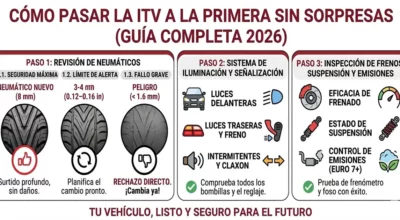 cómo pasar la itv a la primera sin sorpresas guía completa 2026